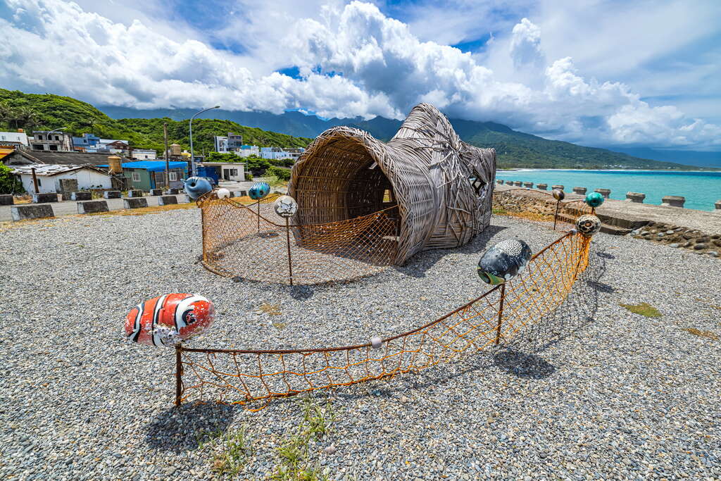 比西里岸部落的大地藝術作品