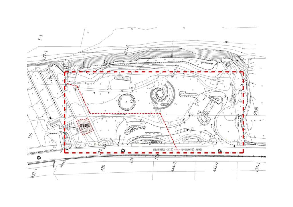 加路蘭遊憩區工程施作範圍
