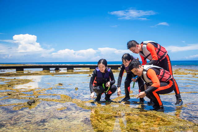 石朗是綠島最知名、最便利的浮潛地點