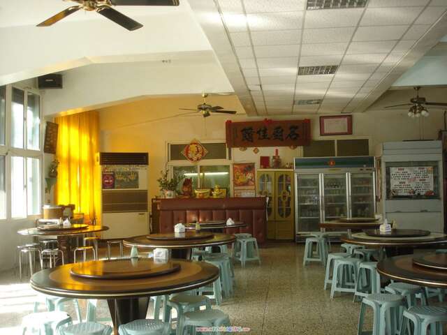 石梯港的老字號昕陽餐廳（照片來源： Google Earth）,昕陽餐廳