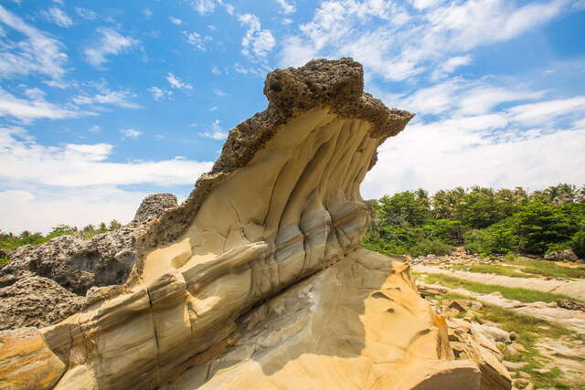 富岡地質公園 (小野柳) 海浪型礁石