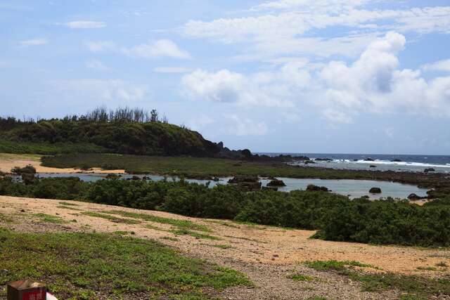 這是綠島露營區潮間帶