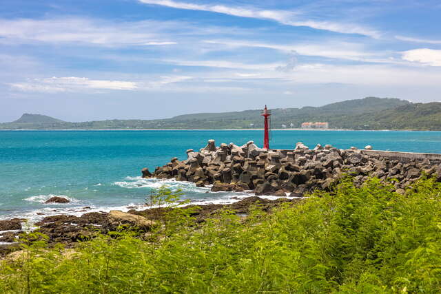 渚橋休憩區美麗海景