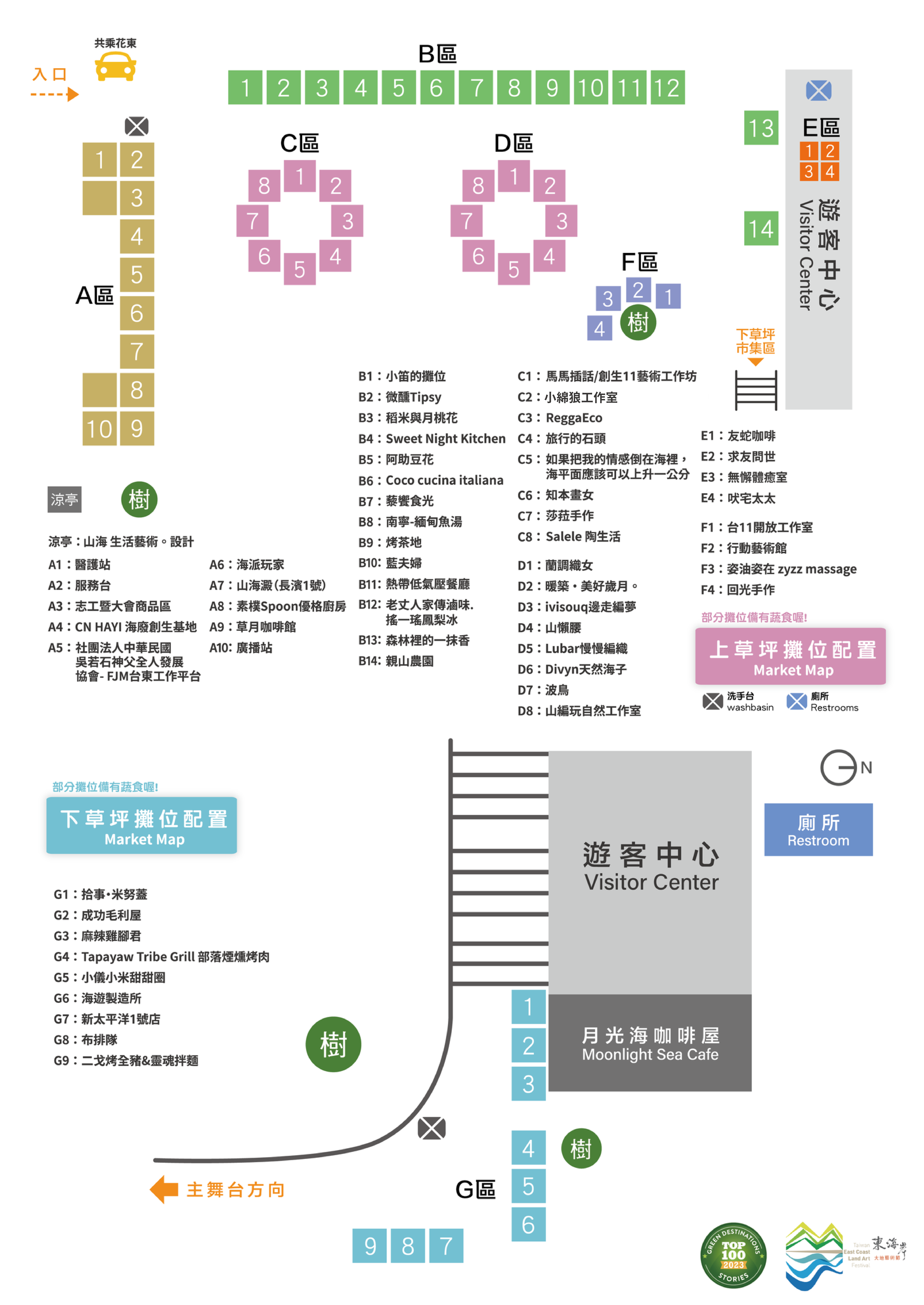 八月場市集圖