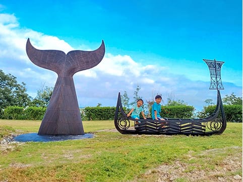 2023大地藝術節作品-夏曼‧瑪德諾‧米斯卡-大尾巴與TATALA的千年之約