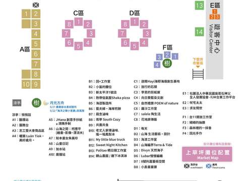 6月市集配置圖