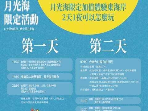 2天1夜建議行程